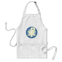 Chi Ro Christian Aprons