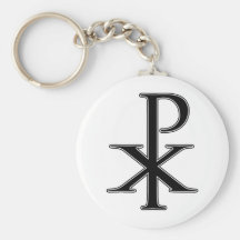 Chi Ro Design Keychain