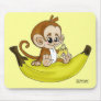 "CHIBI Banana MONKEY" Mousepad