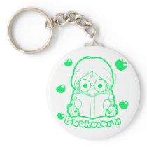 Chibi Bookworm Keychain