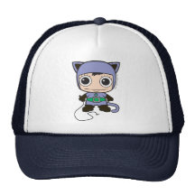Chibi Cat Woman Trucker Hat