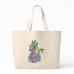 chibi dragon distressed bags