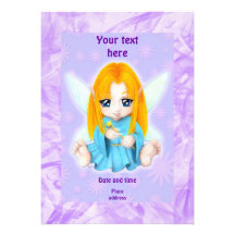 Chibi Faery Personalised Invite