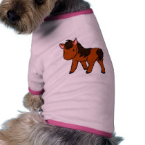 Chibi Horse Dog Tee Shirt