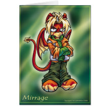 Chibi Mirrage Greeting Card