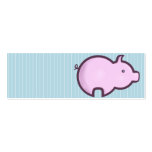 Chibi Pig Bookmark business cards