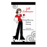 Chic and Stylish Young Woman Profile Card business cards