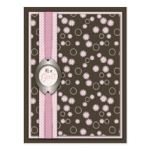 Chic Baby Girl Postcard