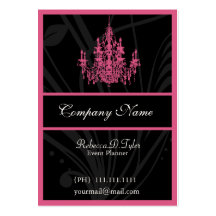 Chic Chandelier Business Cards