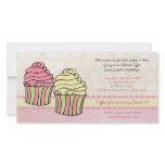 Chic Cupcakes Sweet 16 Birthday Party Invite photo cards
