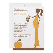 Chic Fall Mum-to-Be Invitations