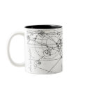 chic geek particle tracks coffee mug