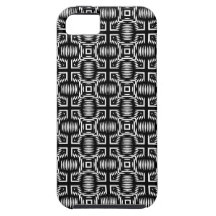 CHIC MOD GEO #2 BLACK/WHITE iPhone 5 CASES