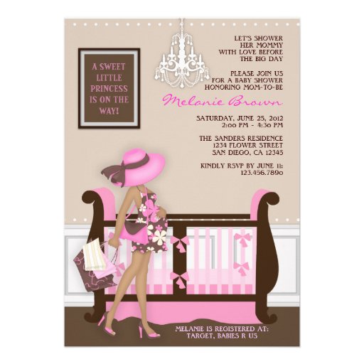 Chic Modern Mum Contemporary Baby Shower Invite