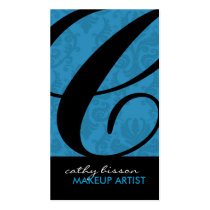 Chic Monogram Business Cards