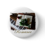   Chic Romance Round Button