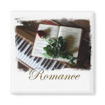   Chic Romance Square Magnet