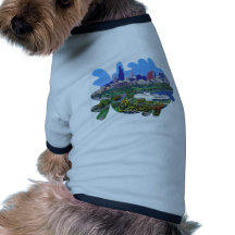 CHICAGO BEAUTIFUL LANDMARKS PET TEE SHIRT