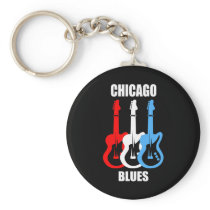 Chicago Blues Key Chain