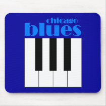 Chicago blues mouse pads