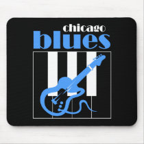 Chicago blues mouse pad