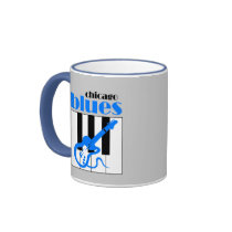 Chicago blues coffee mugs