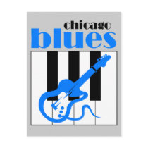 Chicago blues post card