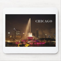 CHICAGO Buckingham Fountain (St.K) Mouse Pads