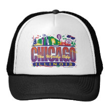 Chicago-Confetti Trucker Hat