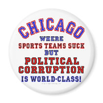 Chicago Corruption Fridge Magnets