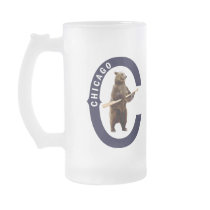 Chicago Cubs Real Bear Logo Mugs