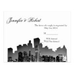Chicago Destination Wedding RSVP Postcard