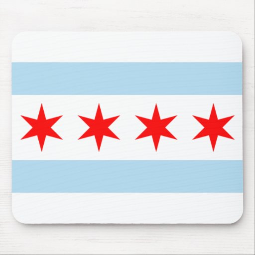 Chicago Flag Mousepad