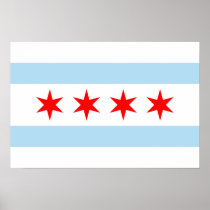Chicago Flag Print