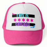 chicago flag truker hat
