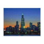Chicago Framed in Sunset postcards