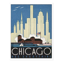 Chicago Has Everything Post Card