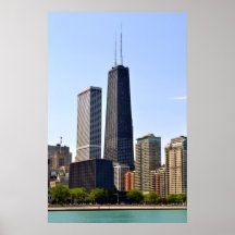 Chicago John Hancock Print