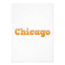 Chicago Personalized Invitations