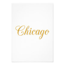 Chicago Personalized Invites
