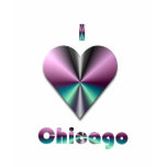 Chicago - Purple & Turquoise t-shirts
