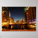 Chicago River at  posters