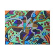 Chicago School of Urbanization Gallery Wrapped Canvas