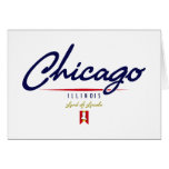 Chicago Script Greeting Card