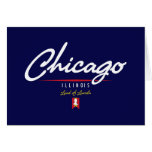 Chicago Script Greeting Card
