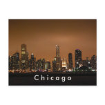 Chicago Skyline at Navy Pier Postcard