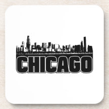 Chicago Skyline Beverage Coaster