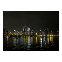 Chicago skyline business cards