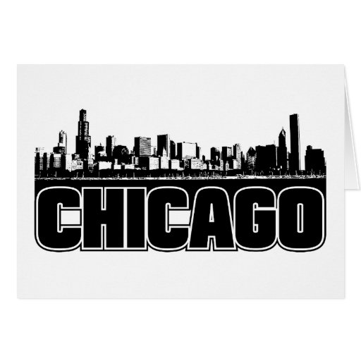 Chicago Skyline Greeting Cards