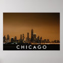 Chicago Skyline - John Hancock Centre posters